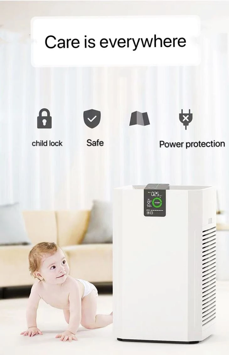 Newest Design With HEPA Filter Air Quality Purifier Pre-Filter With WiFi